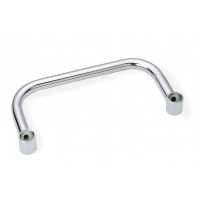 Handle for clean linen distribution trolley