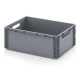 Euro standard full bin - 60 x 40 x H 22 cm - open handles