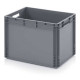 Euro standard full bin - 60 x 40 x H 42 cm - open handles