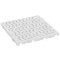 White grating 500x500x18 mm