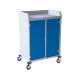 Clean linen trolley, 2 levels with doors - CHALIN 50