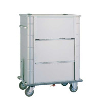 Dirty laundry transport trolley with bumpers CHACOL 2050