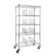 Clean laundry distribution trolley for 12 residents - without uprights and bumpers